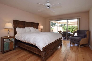 Master with wood floors