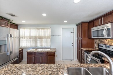 2nd entrance/exit in the kitchen. 