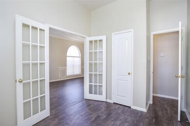 4th bedroom has French door entry so could also be used as a study.