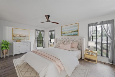 Virtually staged owners suite