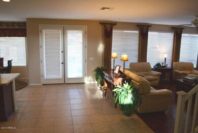 Entry View toward Kitchen/Family Room