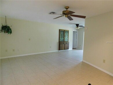Living room and dining area
