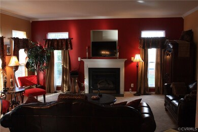 Large Sunken Family Room w/Gas Fireplace and lots