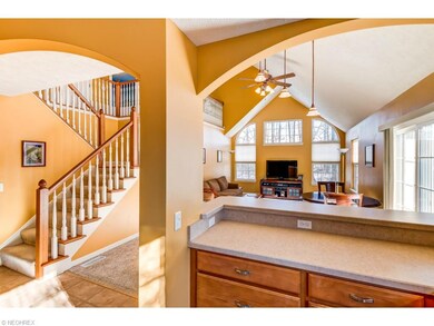 Beautiful maple cabinetry in the kitchen.  View lo