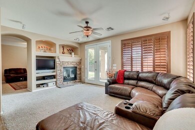 16-Great room with fireplace