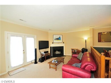 Living Room - Bright living room with wood burning