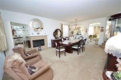 Large raised hearth fireplace