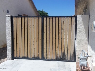 Rv Gate with Cement Slab