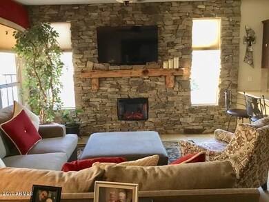 Natural stone media wall