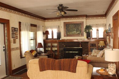Step inside and notice the hardwood floors, woodwo