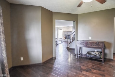 Dining Room with wood flooring