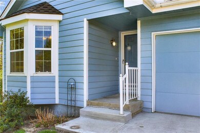 Just a couple of steps to get inside...