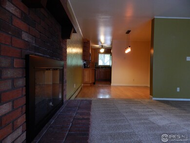 Wood Burning Fire Place in Living Room