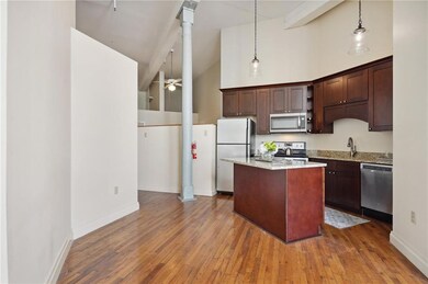 Chefs Kitchen with new stainless steel appliances 