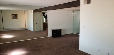 Living room and dining area