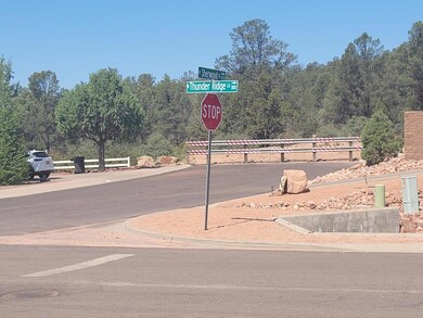 Looking West from lot