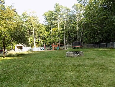 Back yard fire pit fencing
