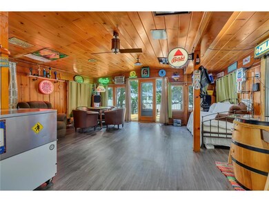 Large wall of windows allows for tons of natural l