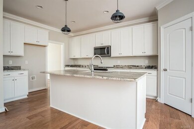 Kitchen photo of similar home; home to be built
