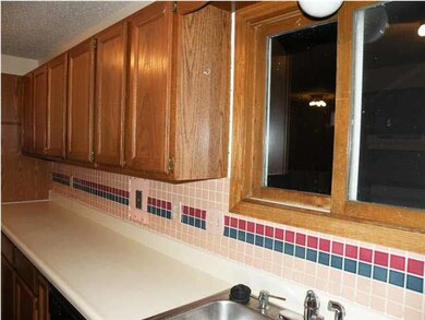 Double stainless sink with window above
