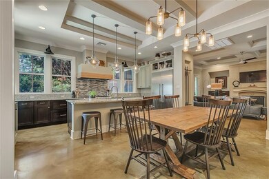 Another view of the Kitchen shows the built-in sta