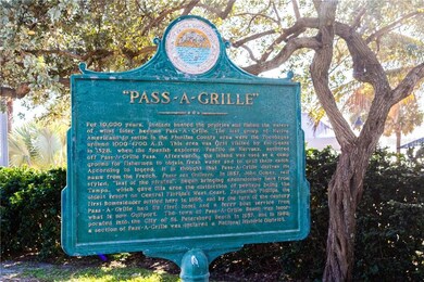 Pass-A-Grille History Sign.
