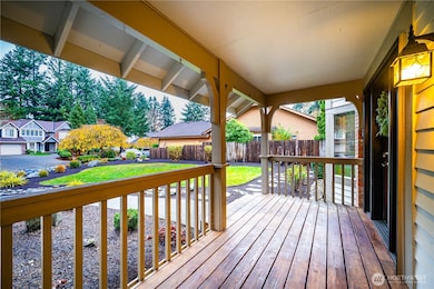 A welcoming front porch greets you and beckons you inside.