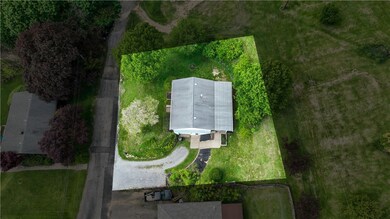 Aerial view of the estimated property lines.