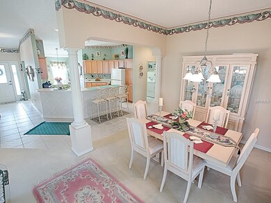 VIEW FROM THE ENTRY INTO THE OPEN LIVING / DINING 