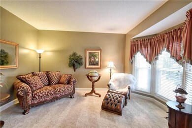 Formal Living with Bay Window