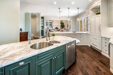 Kitchen into Great Room