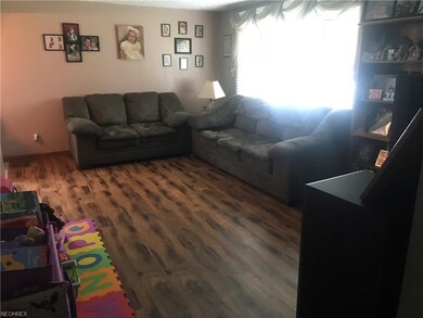 Spacious living room with picture window