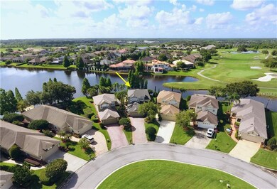 Ariel View with Pond and Golf course