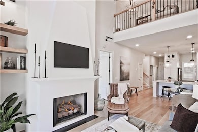 Oak Wood Shelving and Designer Accents