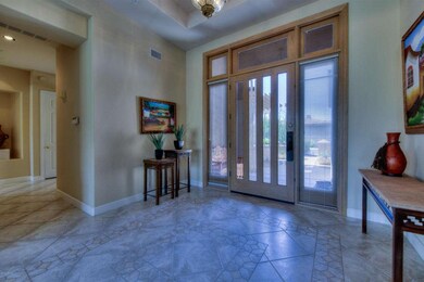 Foyer w/Inlaid Ceramic Tile Design