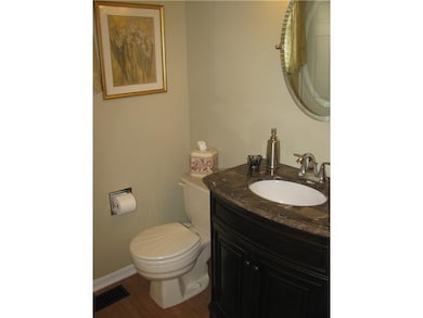 Partial Bath. Remodeled Bathrooms w/ laminate floo