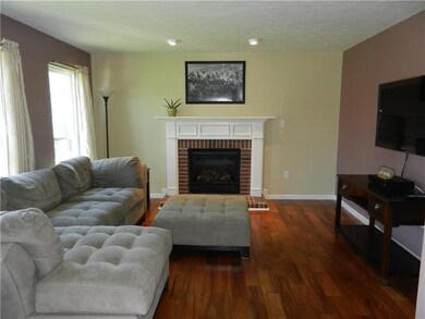 Newly installed engineered hardwood, an elegant ga