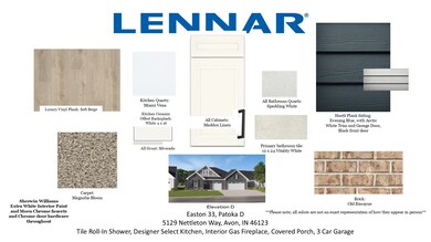 Easton Homesite 33 Colorboard