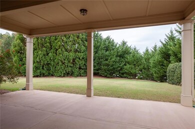 Oversized covered patio