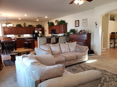 Open Concept LR/Kitchen