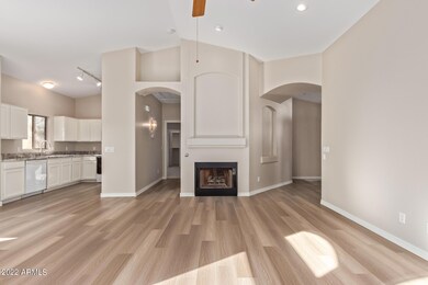 Gas fireplace in Great Room