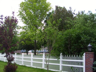 Front Lawn with fence