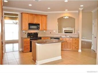 Wonderful kitchen with an island.