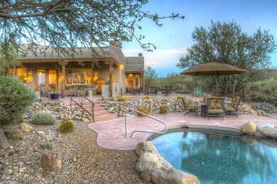 pool area to house