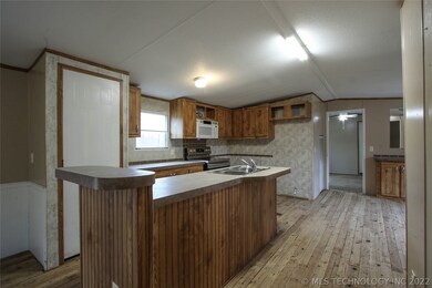 Kitchen has a pantry and ample storage