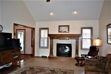 Beautiful, cozy fireplace to keep you warm on thos