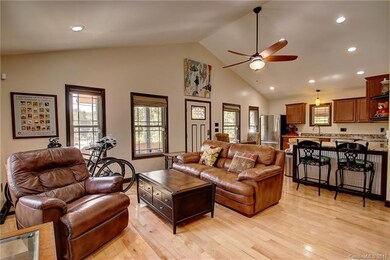 Open concept living area.