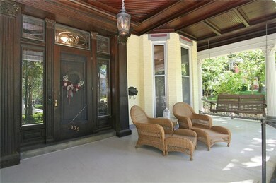 Greet your guests at the covered front porch!  Not