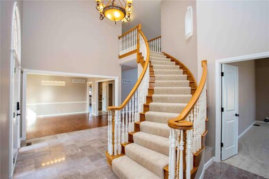 Spiral staircase makes a grand entry