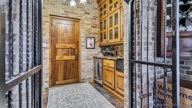 Bar with wine fridge